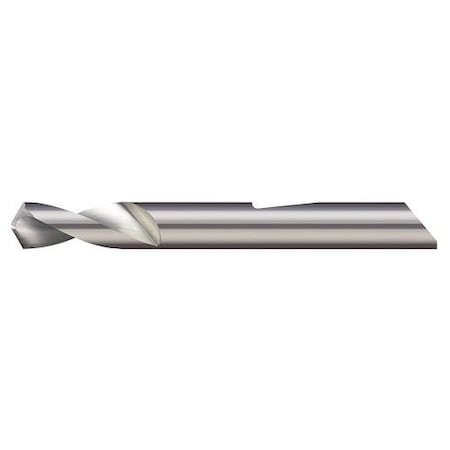 Micro 100 0.5000 1/2 Drill Dia X 1.000 1 Flute Length Carbide Quick Change, Spot Drill, 2 Flutes QSPD-500-082